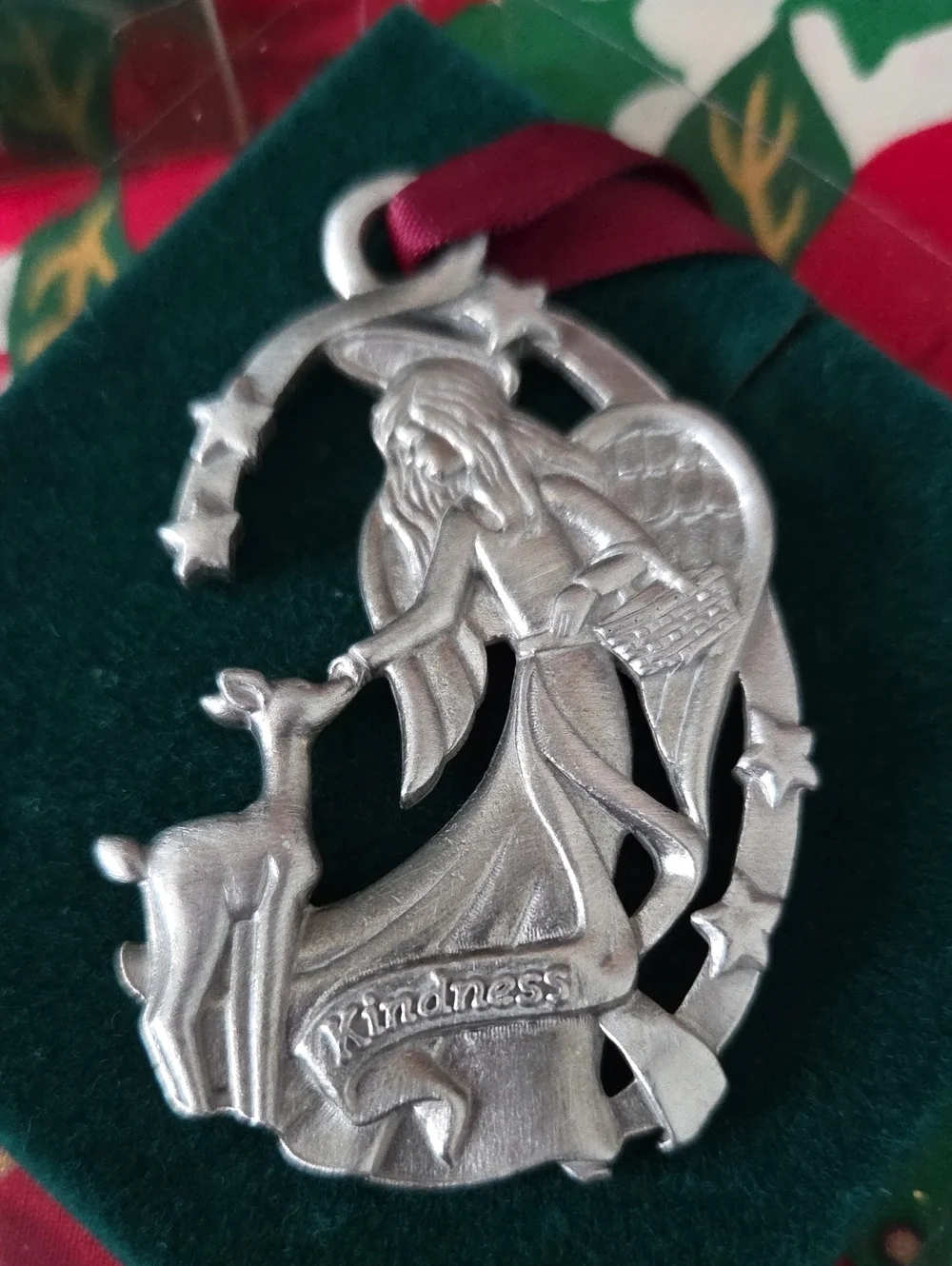 Longaberger angel pewter